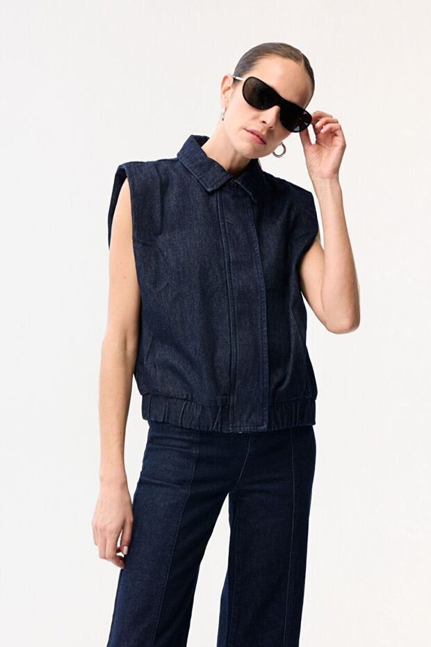 Denim Yelek - 1