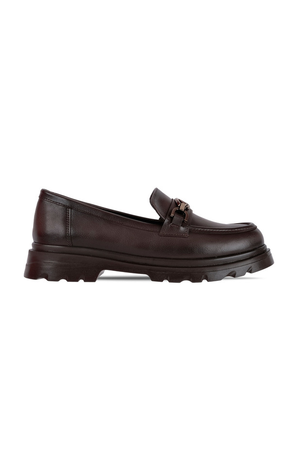 Calyx Women's Buckle Detailed Loafer Shoes B4345
