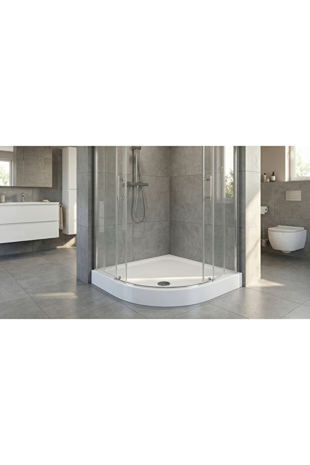 Oval Monoblok Duş Teknesi - 1