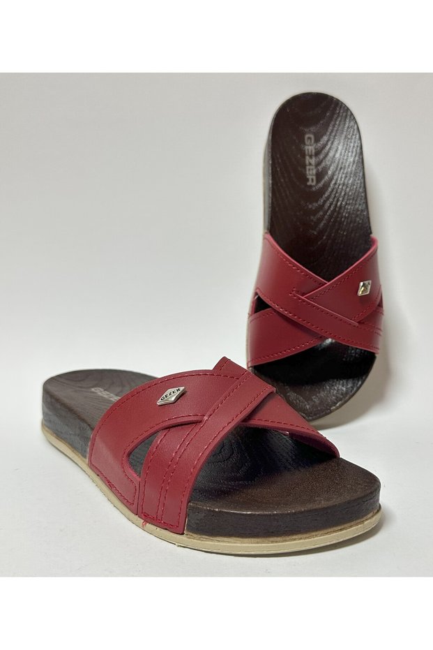 Anatomical Sole, Cross-Band, Lightweight and Comfortable Women's Home, Guest and Street Slippers