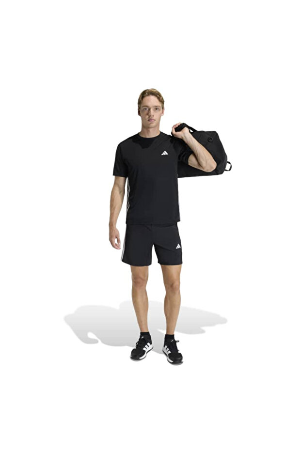 WORKOUT ESSENTIALS BASE 3 STRIPES DOKUMA ŞORT - 5