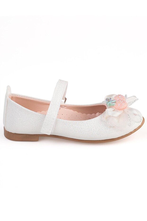 26- Ballerinas with Cherry Accessories - Gray