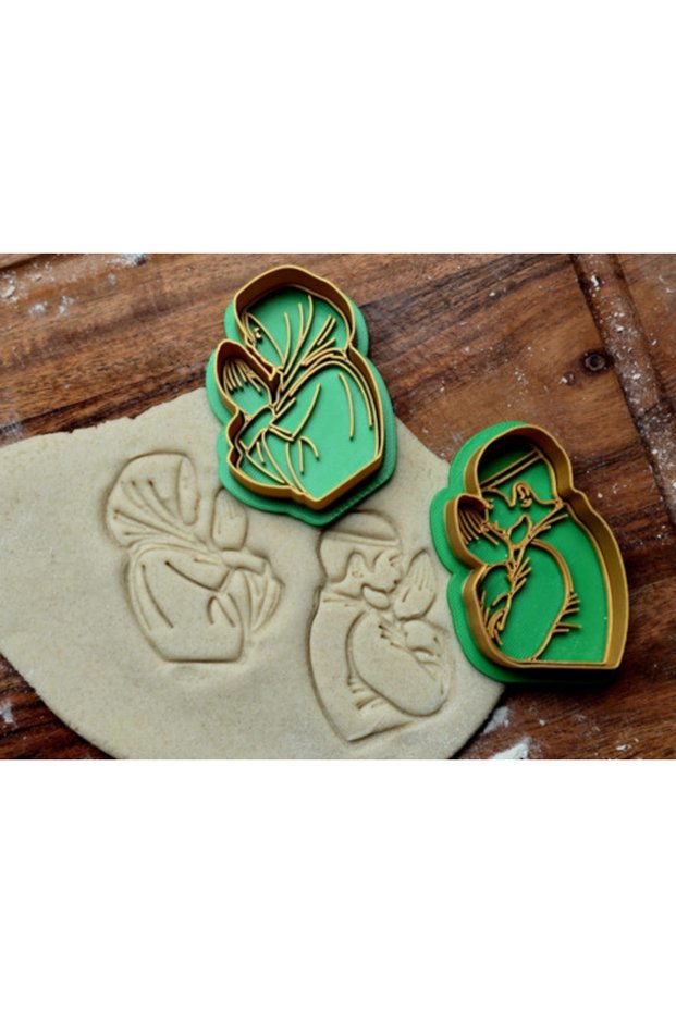 Ramadan Cookie Mold Set of 2 Cutter and Stamper 07