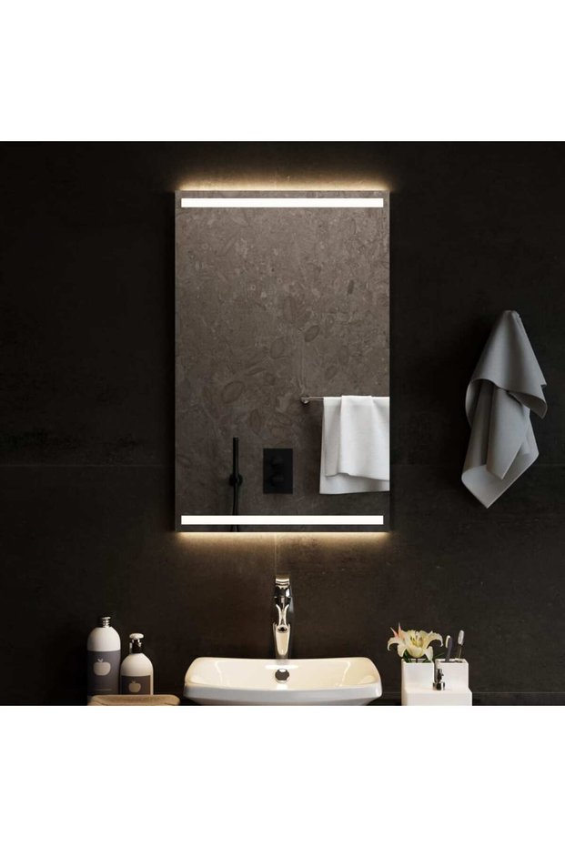 LED bathroom mirror, 50x80 cm