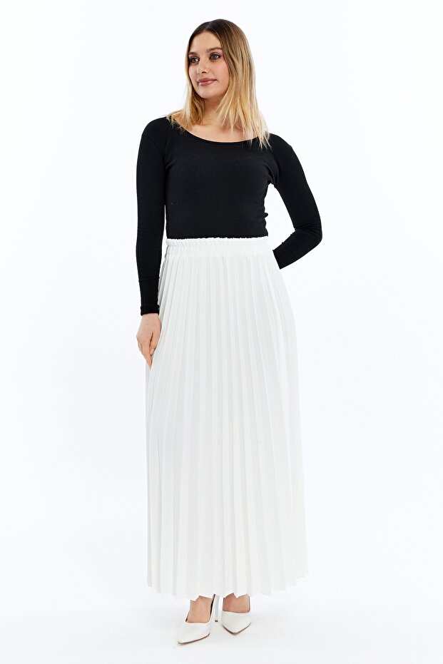 Piliseli Krep Etek - 1