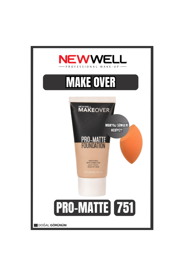 Makeover Pro-matte Foundatıon 751