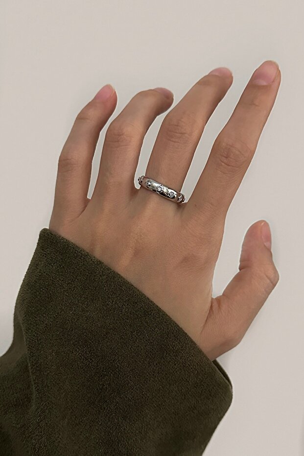 Mini Stone Adjustable Ring - 1