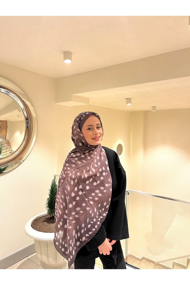 شال قطني ناعم منقوش من سيلان بامبي