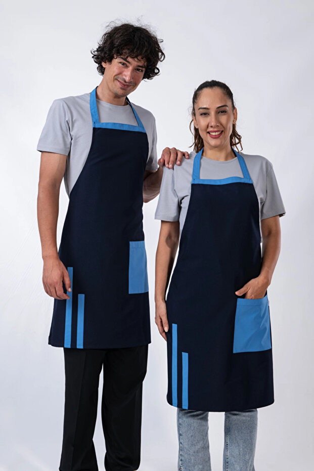مريلة موديل Efes باللون الأزرق الداكن