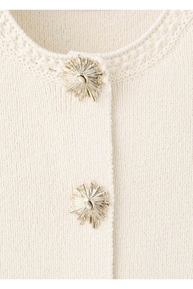 Kontrast şeritli triko yelek - 7