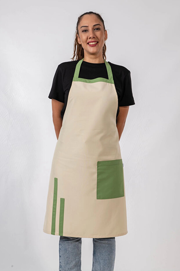 Efes Model Önlük Krem - 4