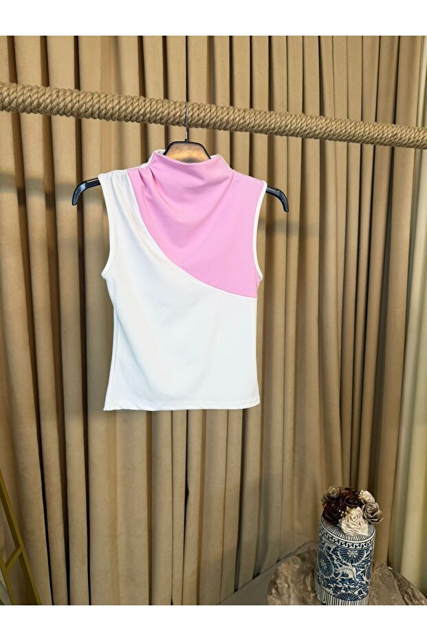 ÇİFT RENK DALGIÇ BLUZ - 1