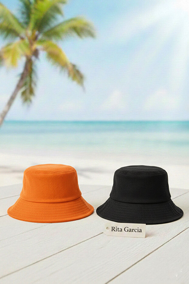Advantage Pack of 2 Unisex Cotton Bucket Fisherman Hat Set