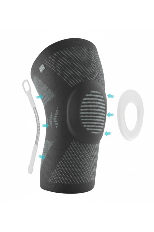 Knee Cap with Patellar Ring D 07 / Large Size ( تاينور دعامة الركبة مع حلقة الرضفة مقاسD 07 L) - 1