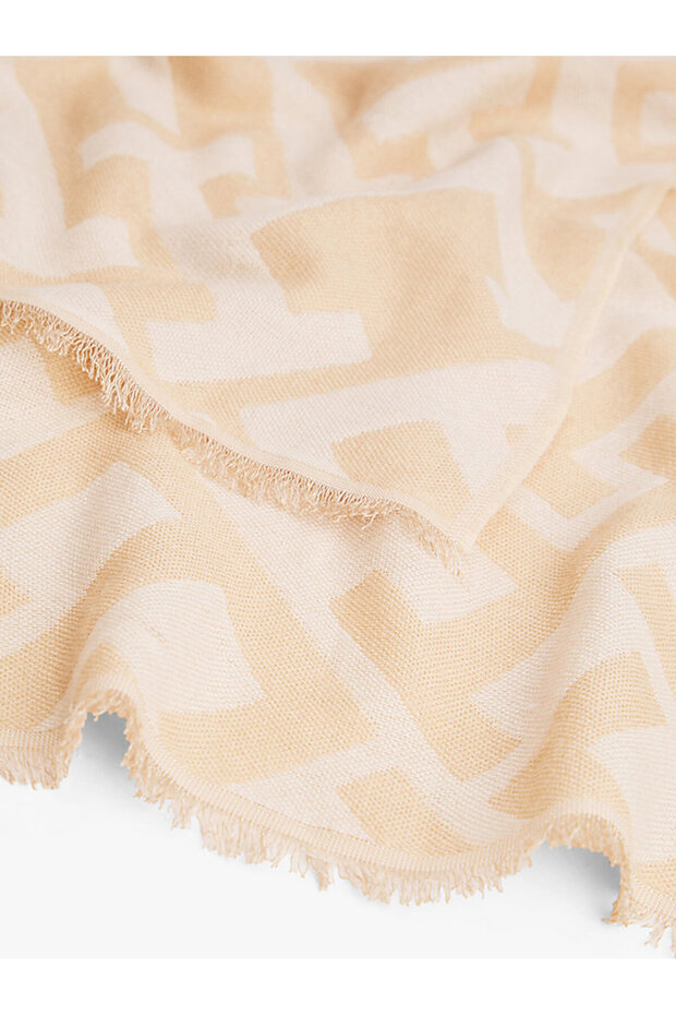 Kadın TH Monogram Heavy Şal - 2