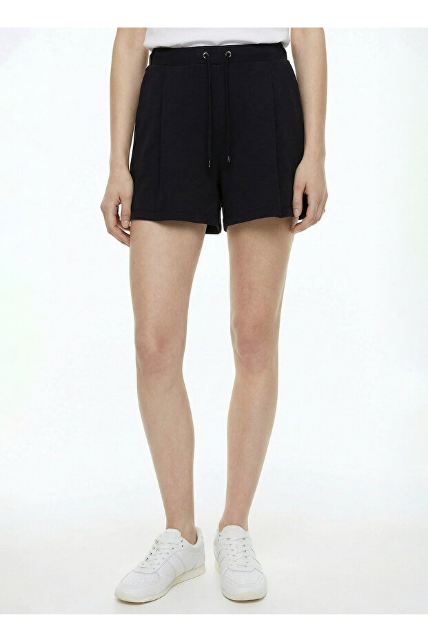 Sweat Şort, L, Siyah - 3