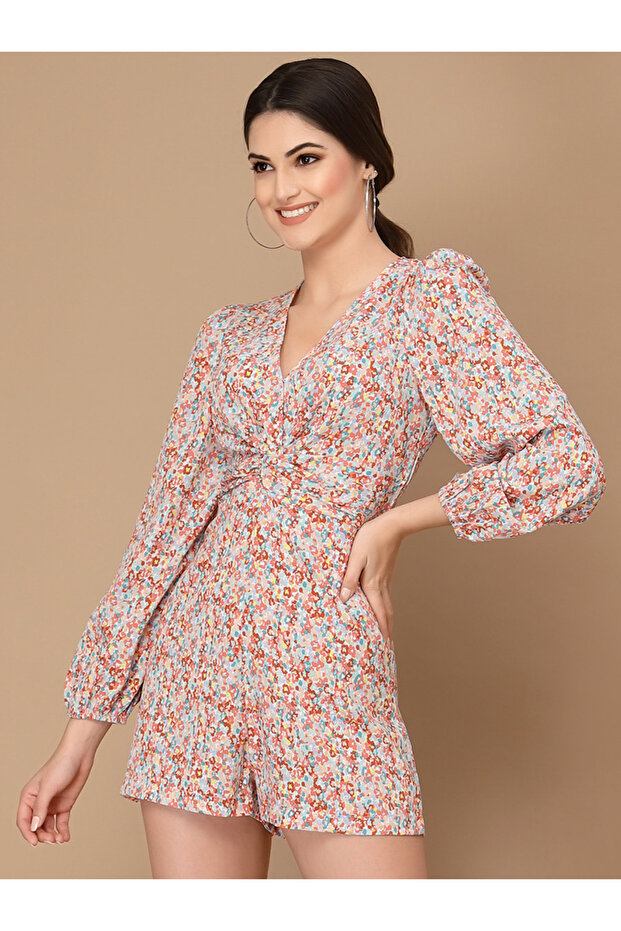 بدلة لعب مطبوع متعددة الألوان - 4