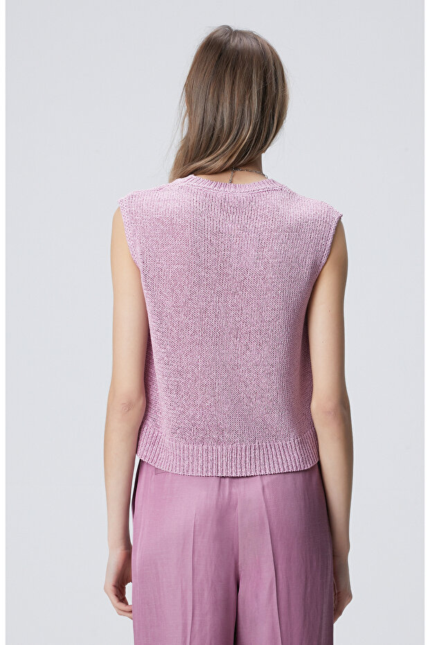 Menekşe Kolsuz Triko - 5