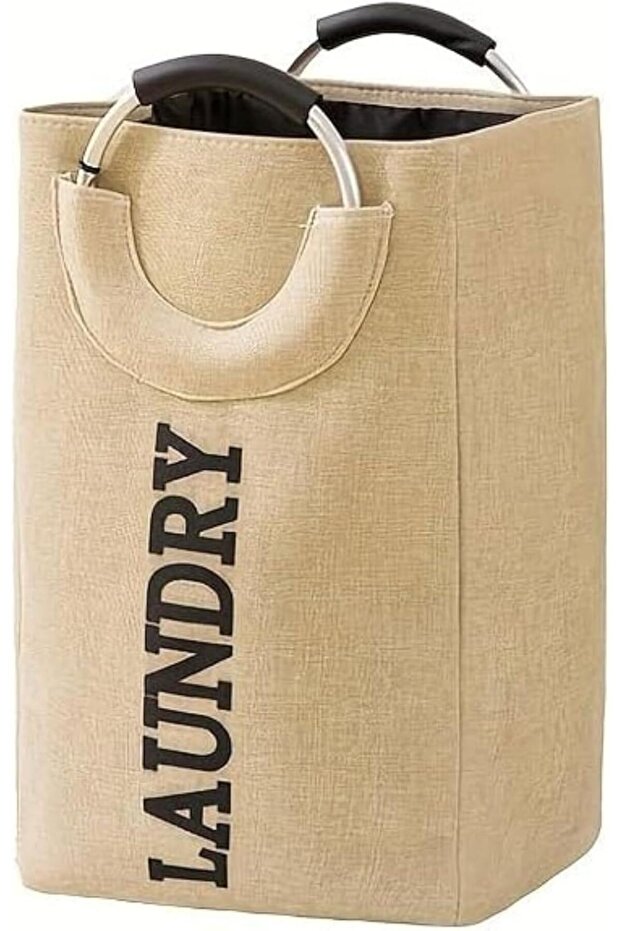 Foldable Laundry Basket with Handles, Large Capacity Waterproof Laundry Hamper