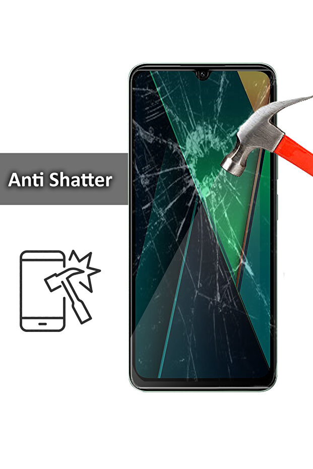 واقي شاشة زجاجي مقوى لهاتف POCO C75 - 3