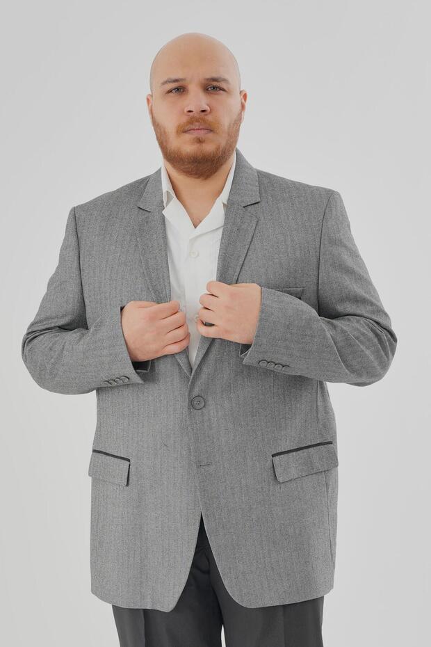 سترة رجالية كبيرة الحجم - 3