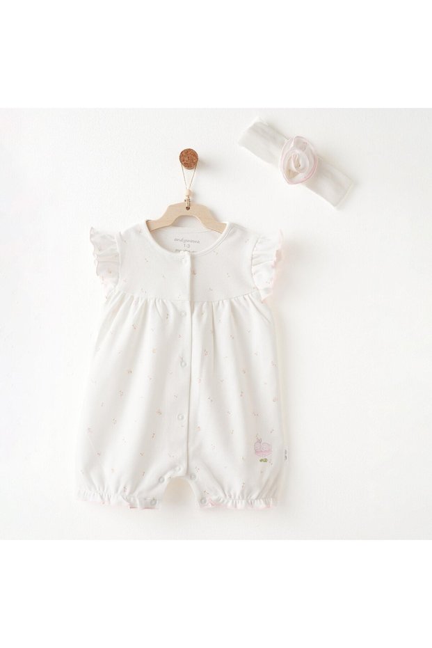 Baby Girl Jumpsuit Set Romper Band Set Summer Time Anw-Ac26504