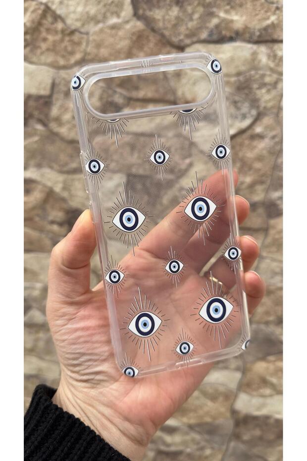 Tecno Spark Slim Compatible Evely Patterned Transparent Shock Absorbing Camera Protected Clear Case