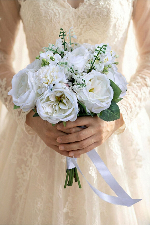 Quiet Elegance Bridal Bouquet Set of 2