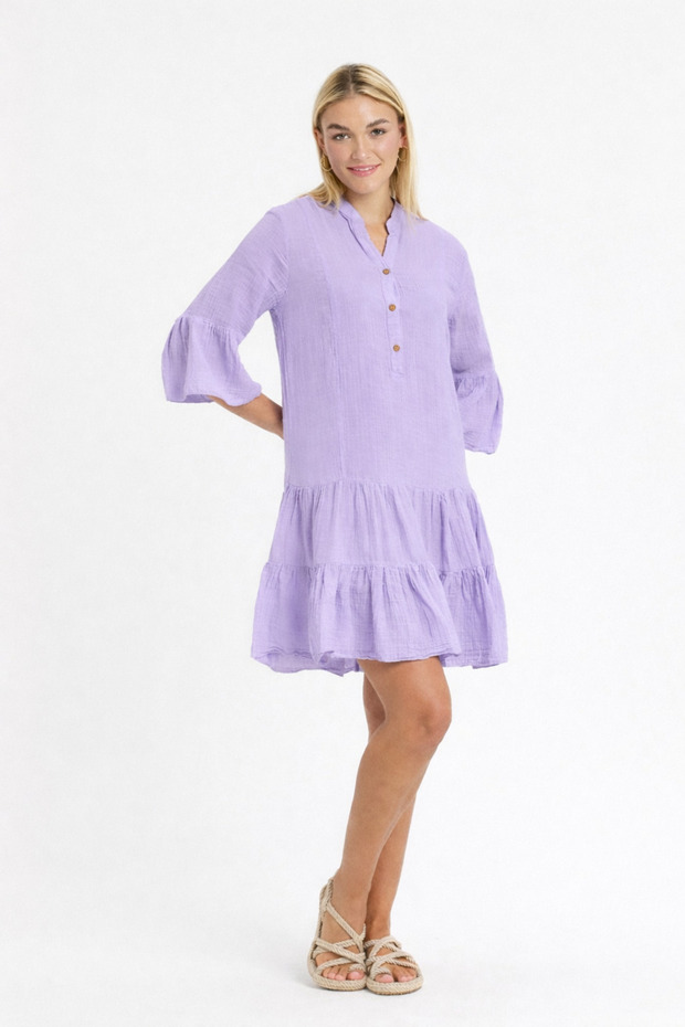 Women's Muslin Tunic / Dress - Muslin Saranda Tunic - 1120