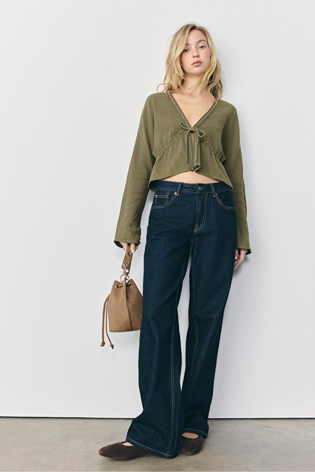 Çıtçıtlı açık gömlek - 2