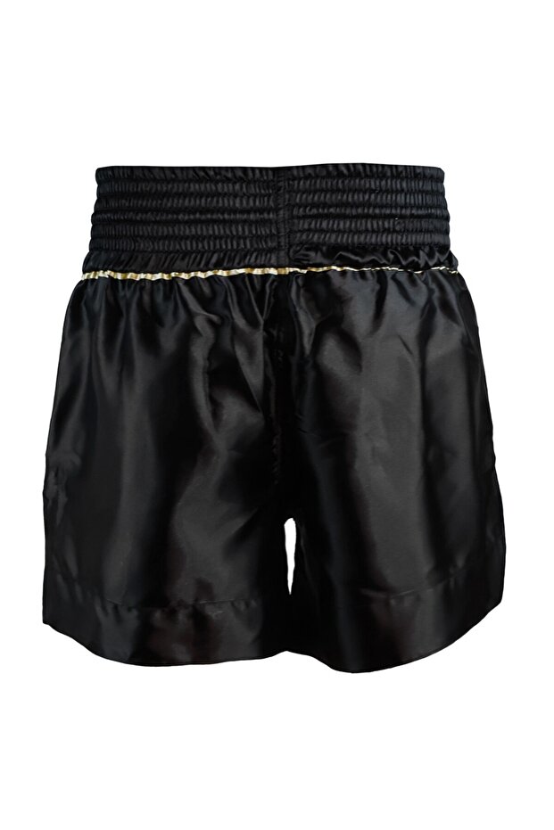 MT3033 Muaythai Şortu Siyah Kick Boks Şortu - 4