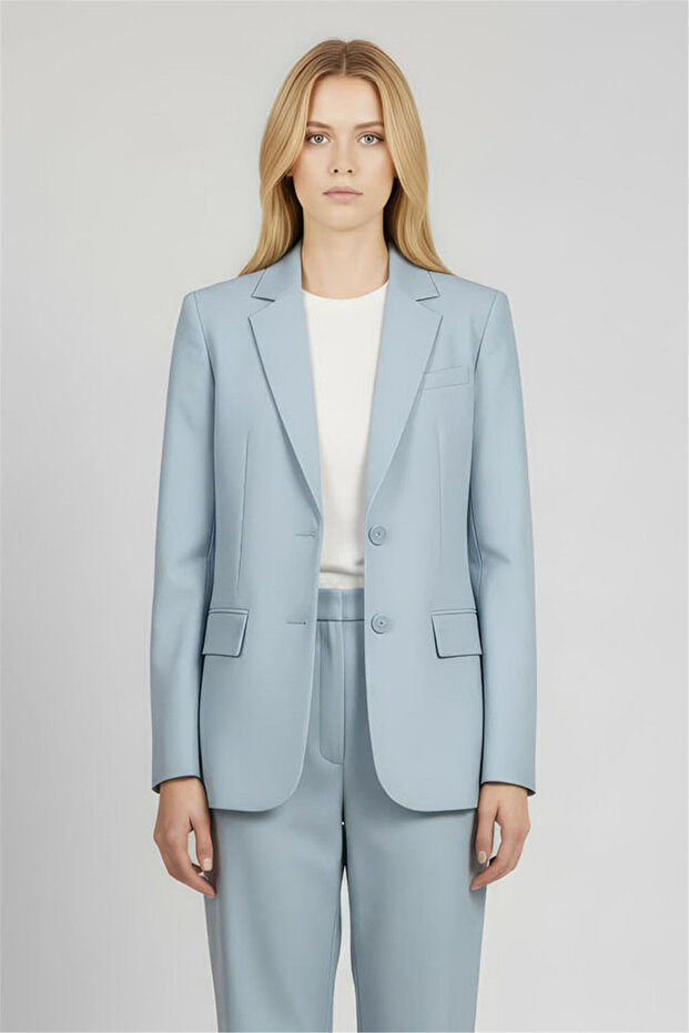 Mint Klasik Yaka Ceket - 1