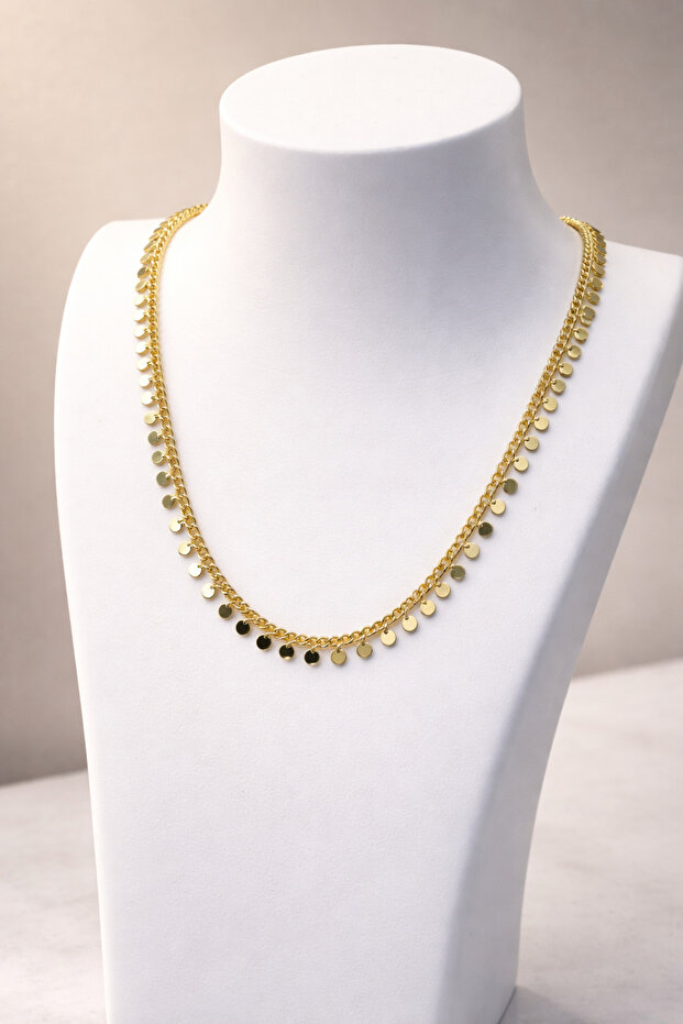 Pullu Zincir Kolye - 1