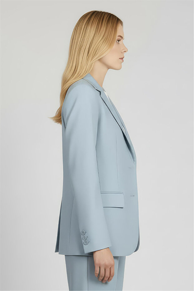 Mint Klasik Yaka Ceket - 2