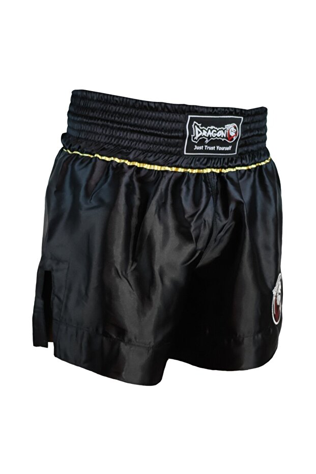 MT3033 Muaythai Şortu Siyah Kick Boks Şortu - 5