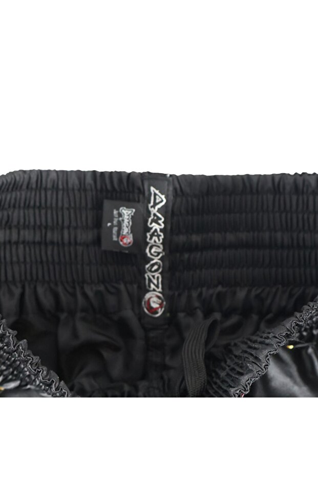 MT3033 Muaythai Şortu Siyah Kick Boks Şortu - 8