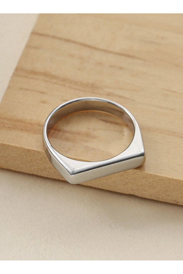 خاتم نسائي مربع الشكل - 2