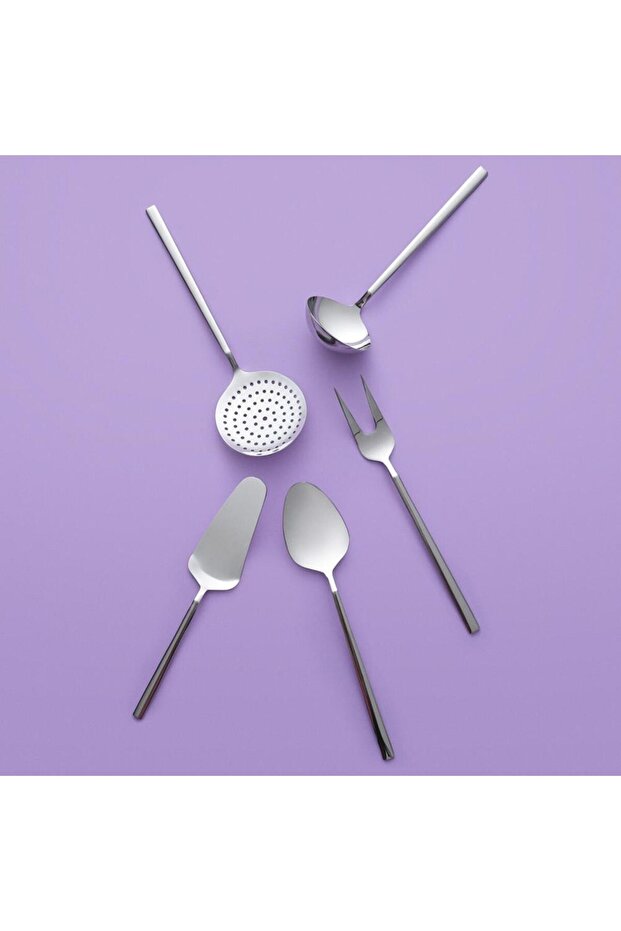 Milano 5 Parça Çelik Servis Seti - 2