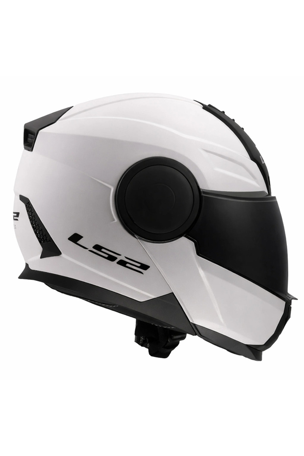 SCOPE 2 BEYAZ KASK (SİYAH VİZÖR) - 1