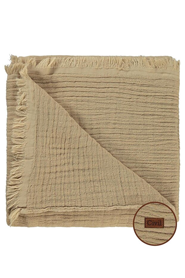 Muslin Bürümcük Blanket - Brown