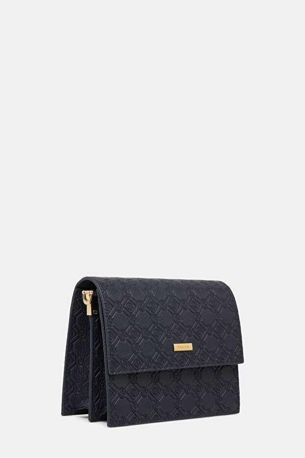 LACİVERTMONOGRAMDERİÇANTA - 3