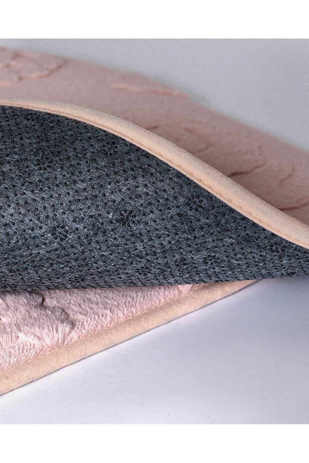 Frisson 2'li Banyo Paspası - Pudra - 5