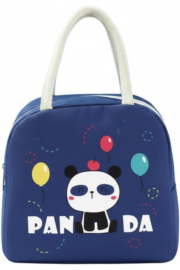 Cute Happy Lunch Bags Small Cooler Bag Leak Proof Lunch Tote Hand bag Aluminum Foil And Water Proof