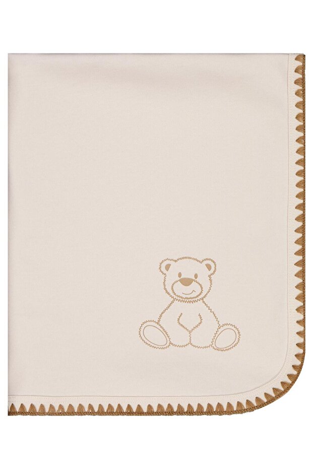Teddy Bear Printed Blanket - Elephant Tooth