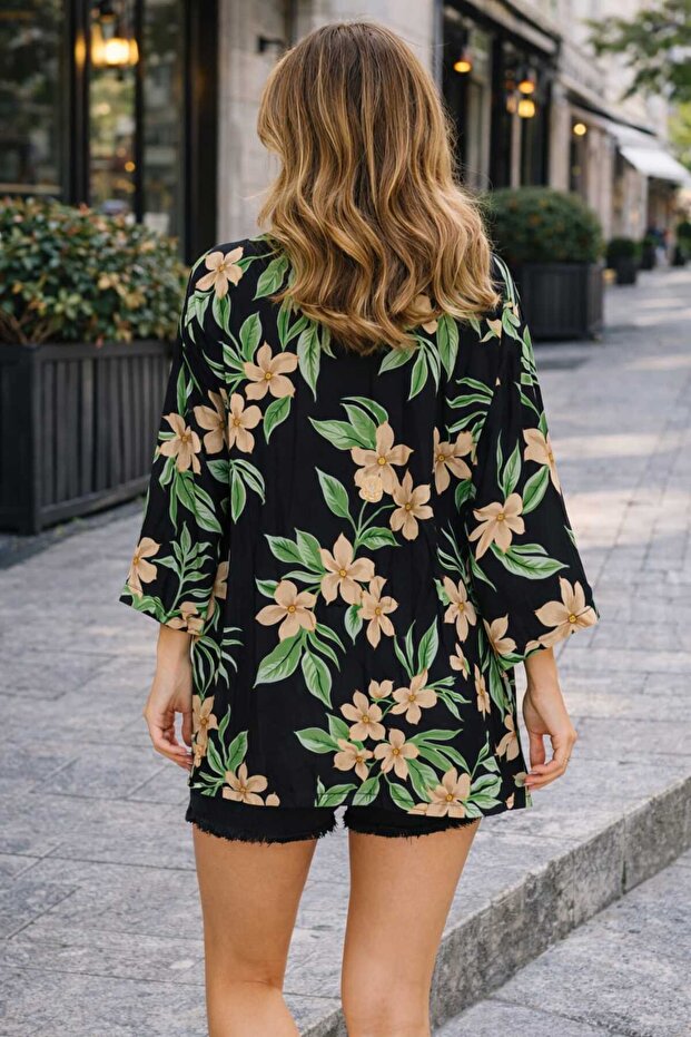 كيمونو صغير بنمط عرقي عصري - 2