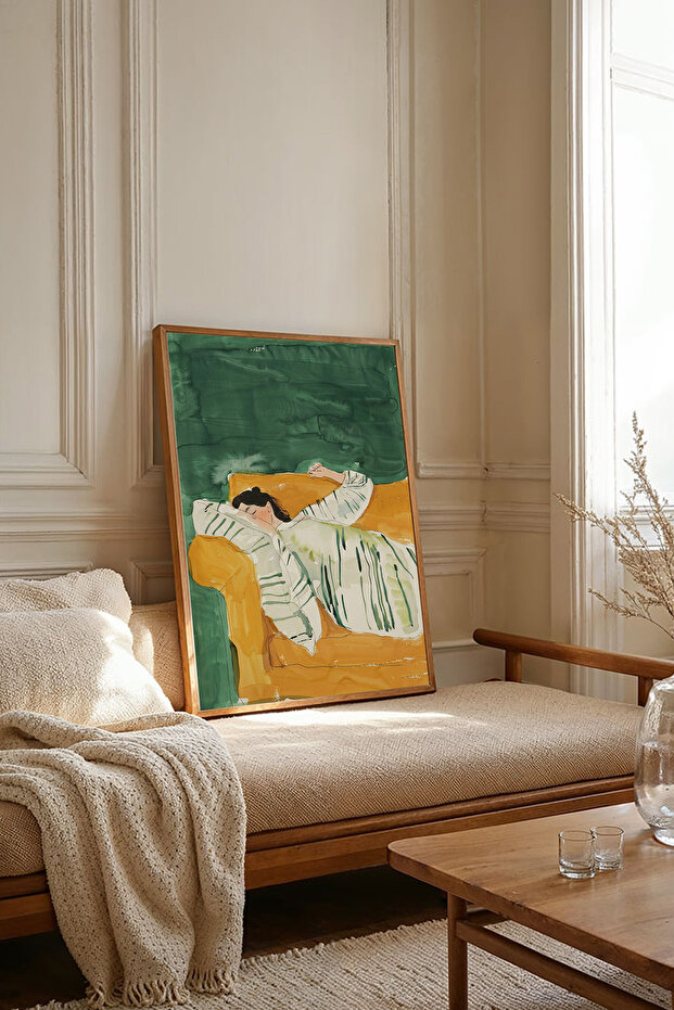 One Piece Wooden Framed Painting Tk3290