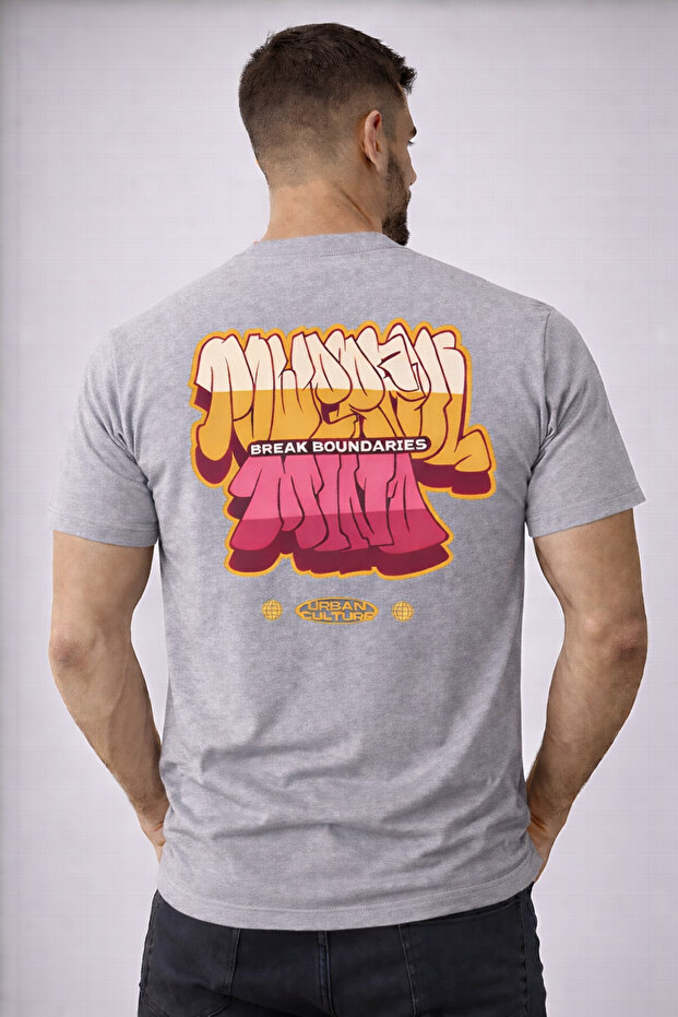 Break Boundaries Text Detailed Basic T-Shirt