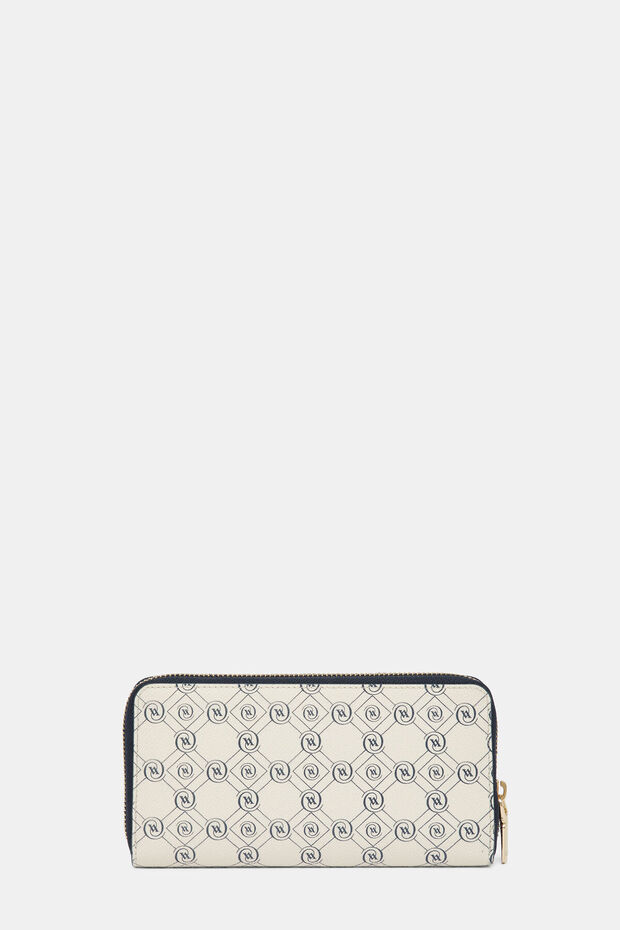 EKRU MONOGRAM CÜZDAN - 3