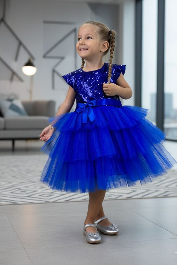 Girl's Sequined Tutu Dress
