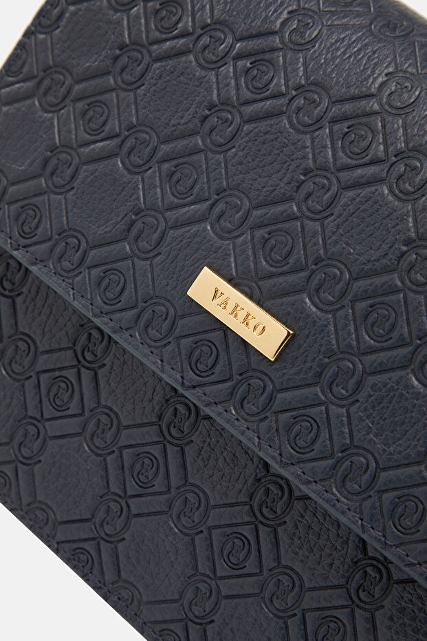 LACİVERTMONOGRAMDERİÇANTA - 6